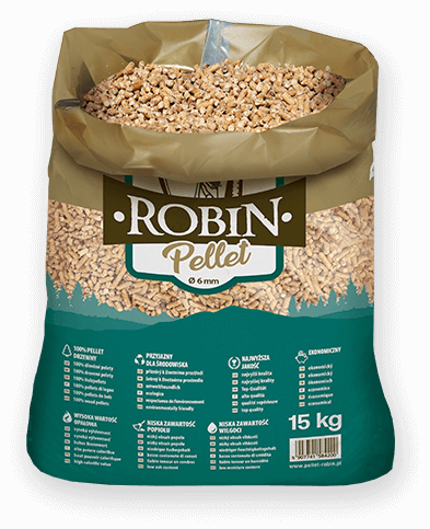 worek pelletu opałowego Robin do kupienia w Będzinie lub sklepie internetowym